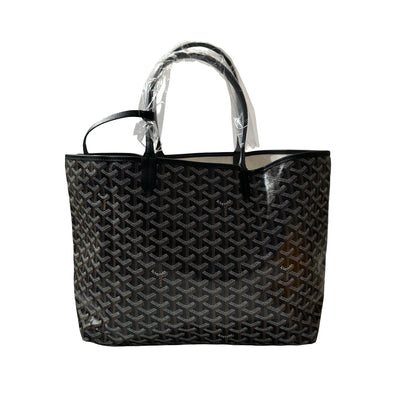 New GOYARD Tote PM Shoulder Bag Black PHW