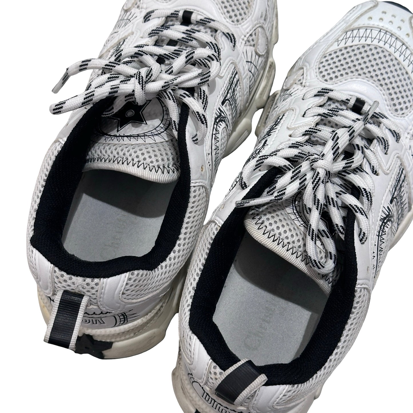 Used DIOR Sneakers Shoes Black White