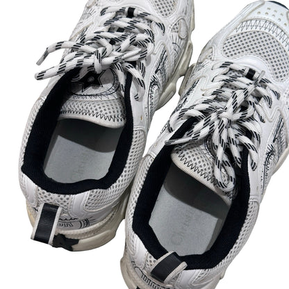 Used DIOR Sneakers Shoes Black White