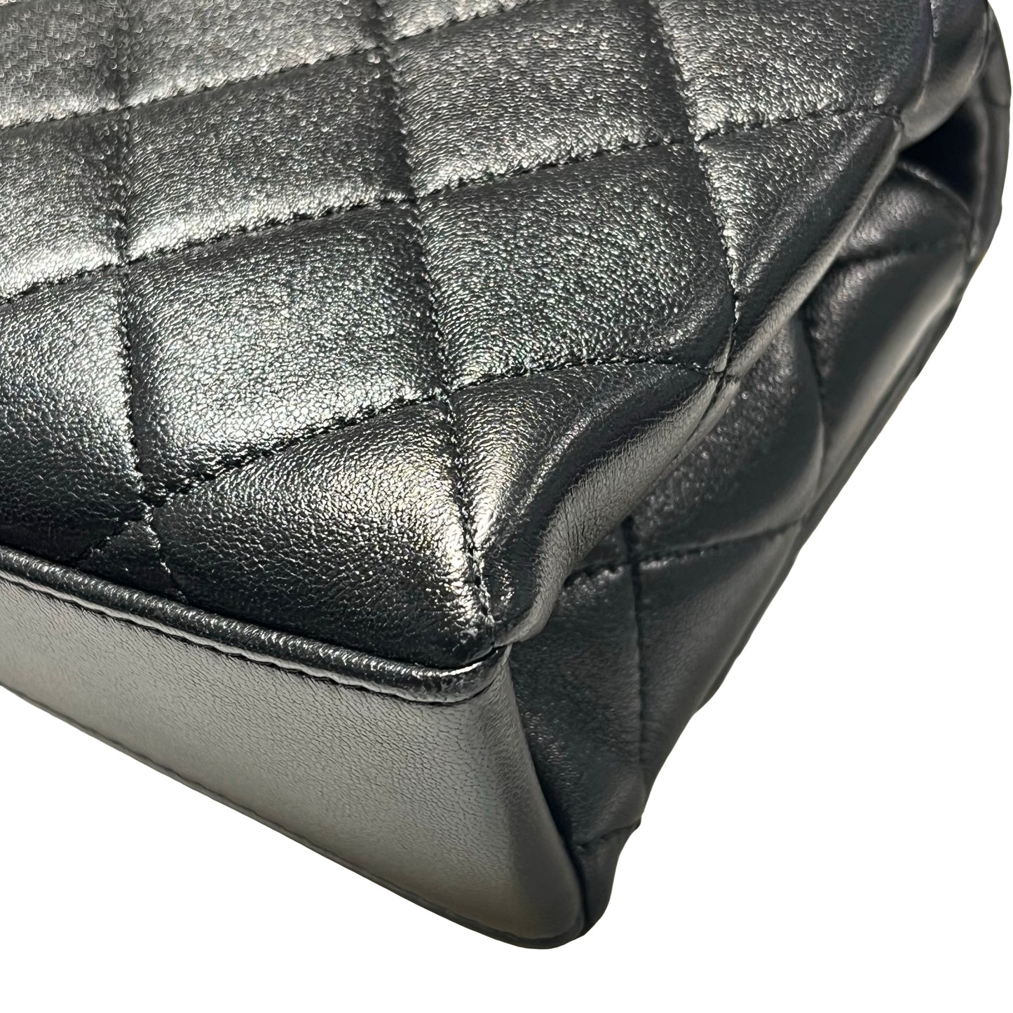 Used CHANEL Shoulder Bag Black GHW