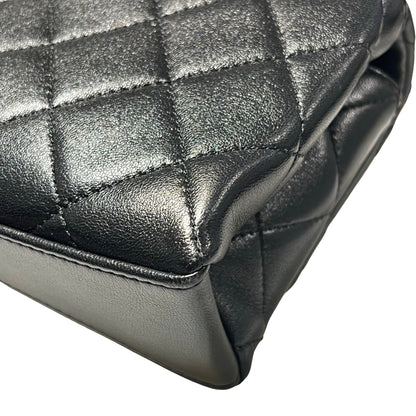 Used CHANEL Shoulder Bag Black GHW