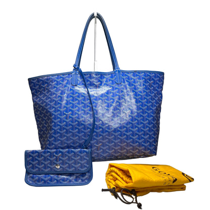 Used GOYARD Canvas Tote PM Tote Bag Blue
