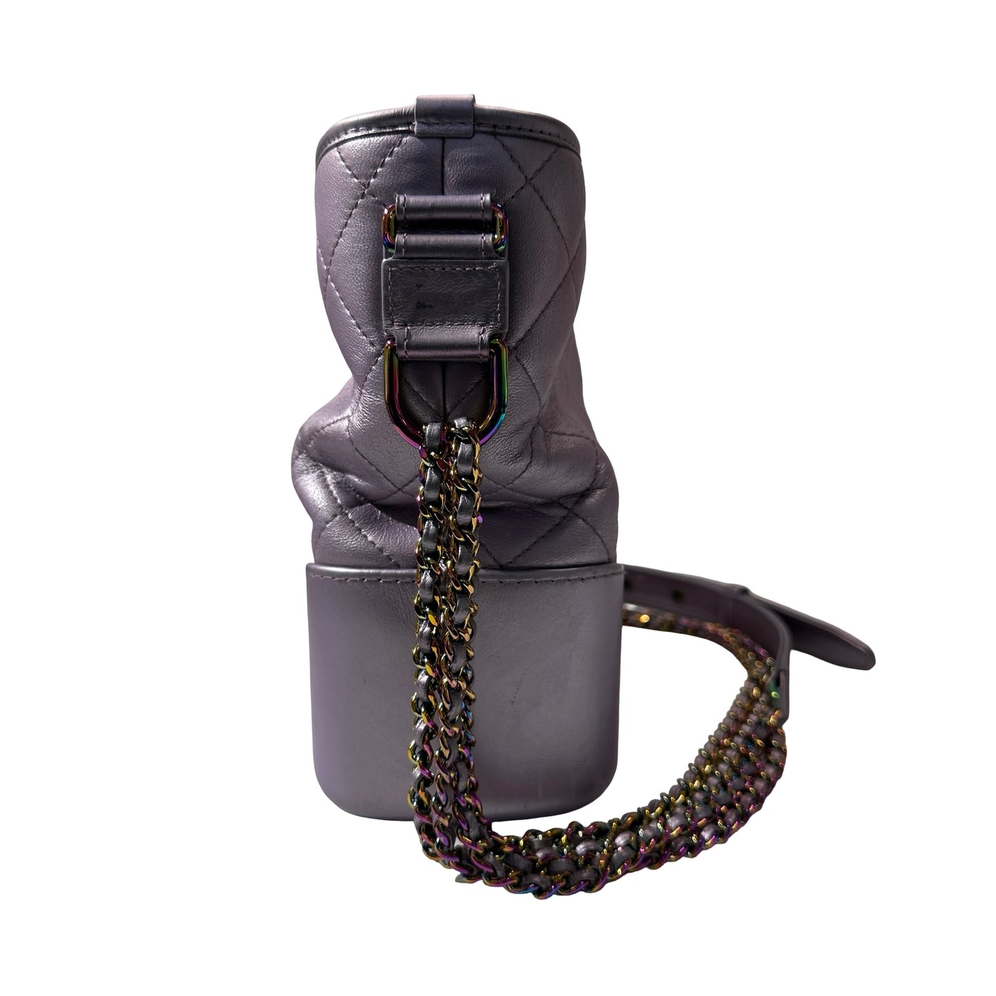 Used CHANEL Gabrielle Shoulder Bag Light purple Rainble HW