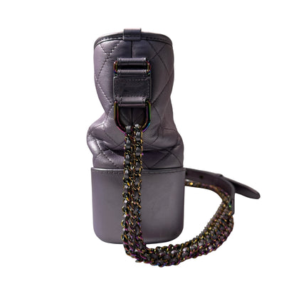 Used CHANEL Gabrielle Shoulder Bag Light purple Rainble HW