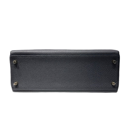Used HERMÈS Kelly Bag GHW Navy Blue