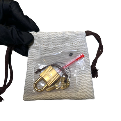 New HERMÈS Etoupe Picotin 22 Bucket Bag Etoupe Etoupe (18) GHW