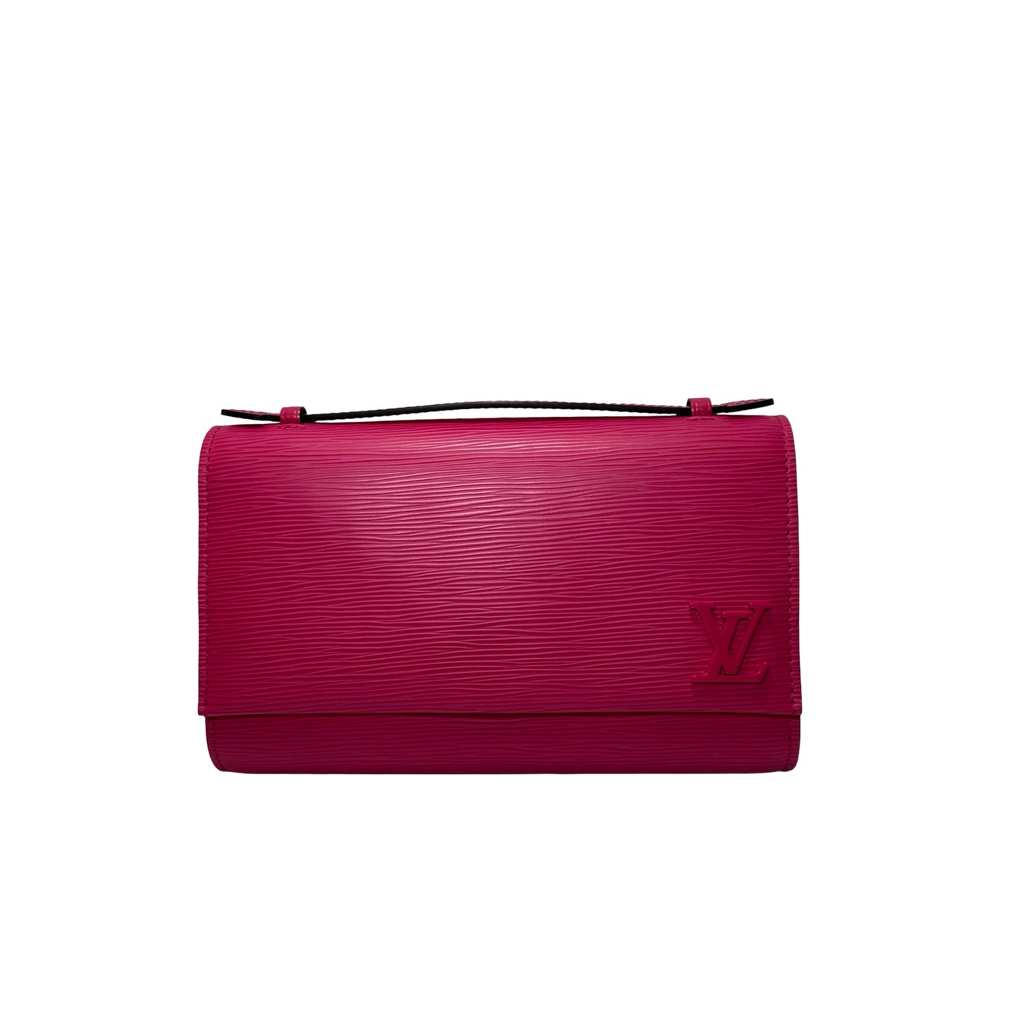 Used LOUIS VUITTON Leather Epi Clery Bag Pouch Pink PHW