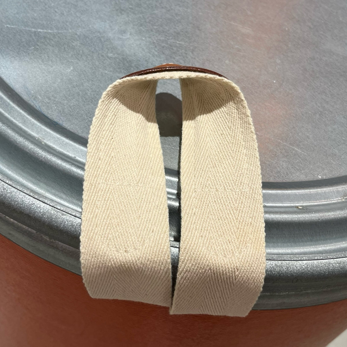 HERMES Solid Storage Bin Accessories Orange Silver