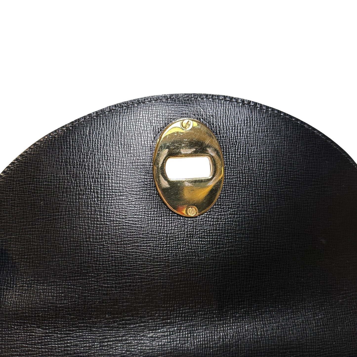 Used DIOR Epi Leather Vintage cross body Shoulder Bag Black GHW