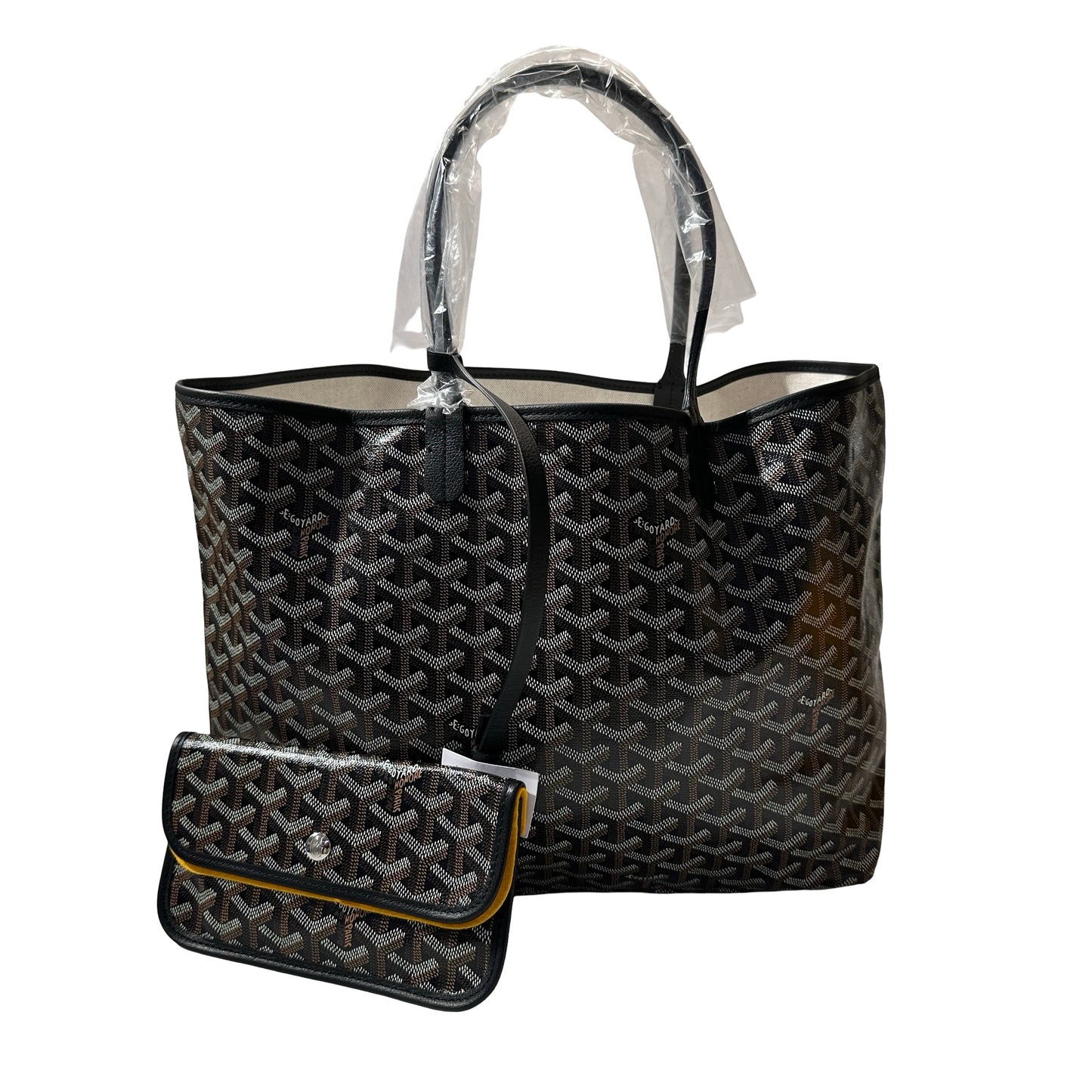 New GOYARD Tote PM Shoulder Bag Black PHW
