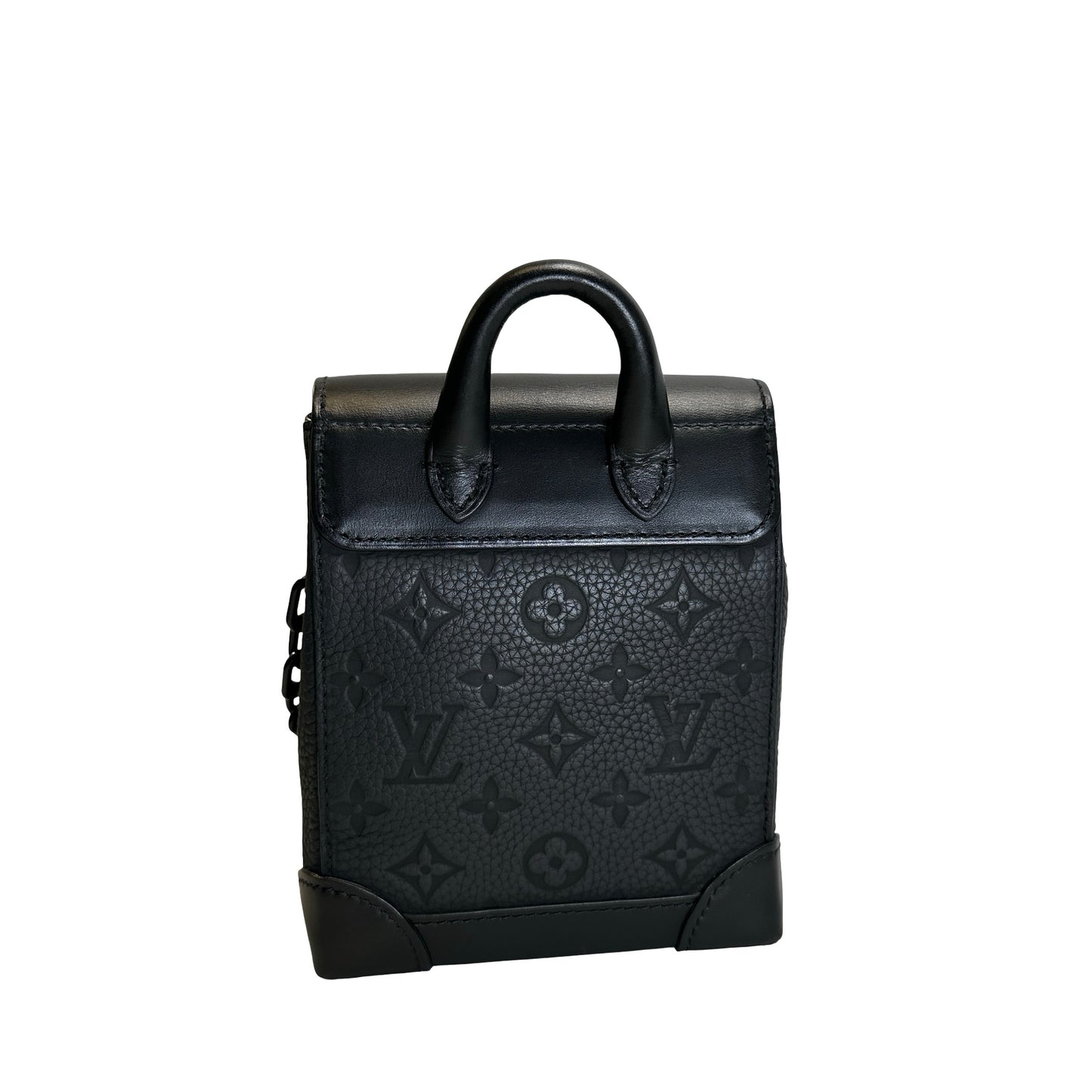 Used LOUIS VUITTON Monogram Leather Shoulder bag Backpack Black