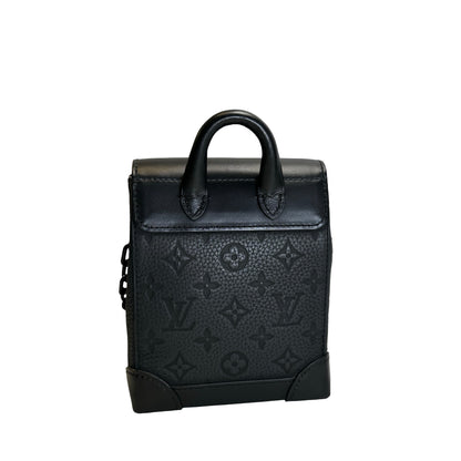 Used LOUIS VUITTON Monogram Leather Shoulder bag Backpack Black