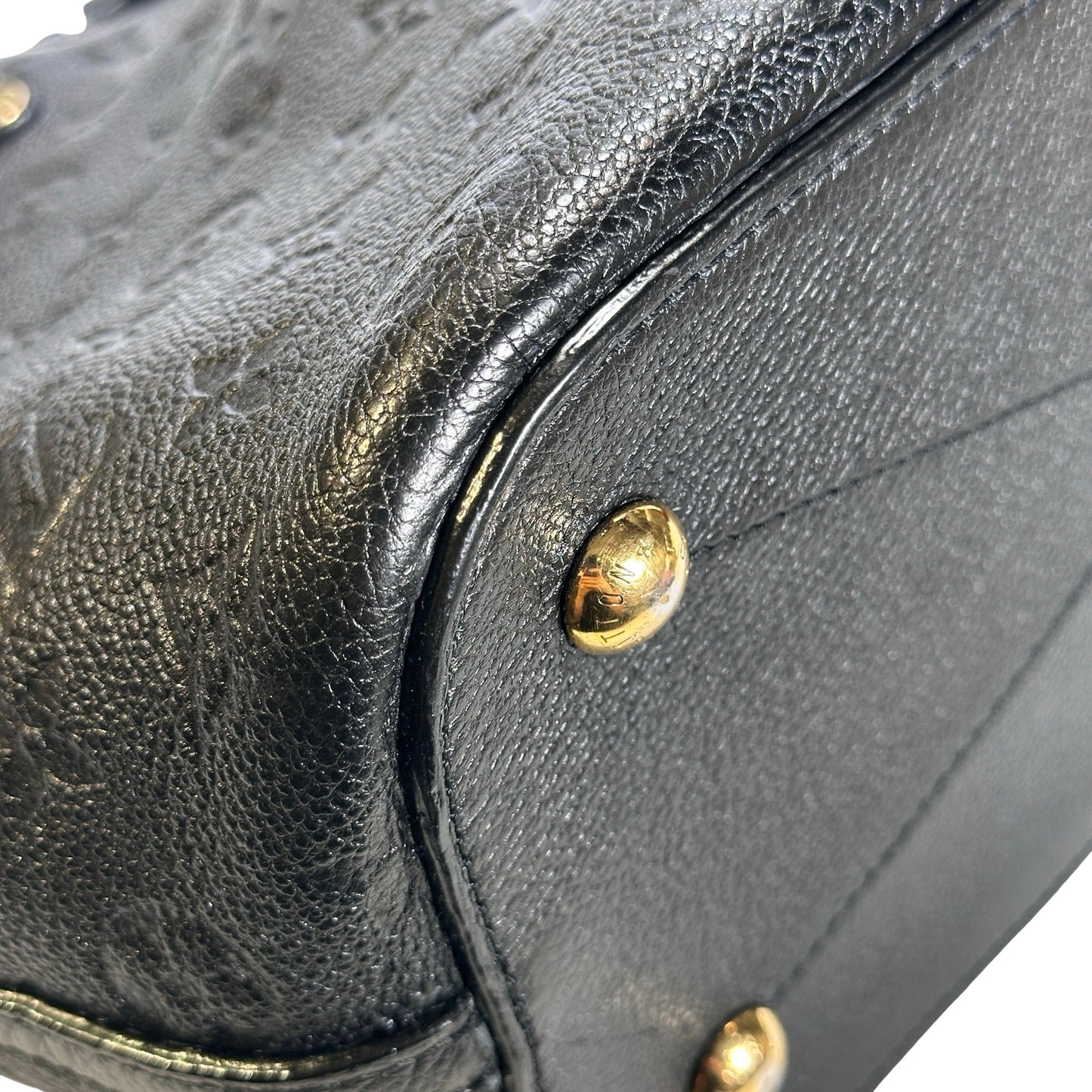LOUIS VUITTON Monogram Mazarine Tote Bag Black GHW