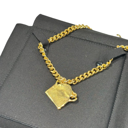 Unused CHANEL Necklace Gold