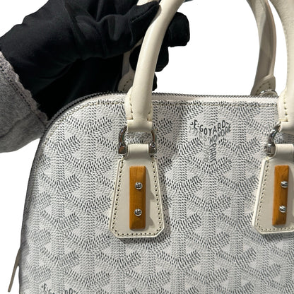 New GOYARD Vendome mini Clutch White PHW