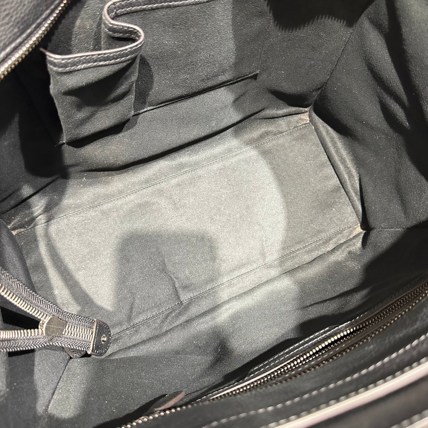 Used CÉLINE Luggage Large Handbag Black