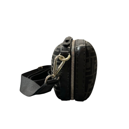 Used FENDI camera chevron Camera Bag Black