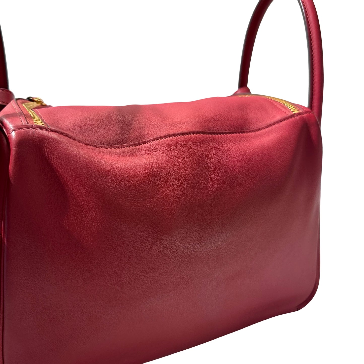 Used HERMÈS Lindy 30 Tote Bag Pink GHW