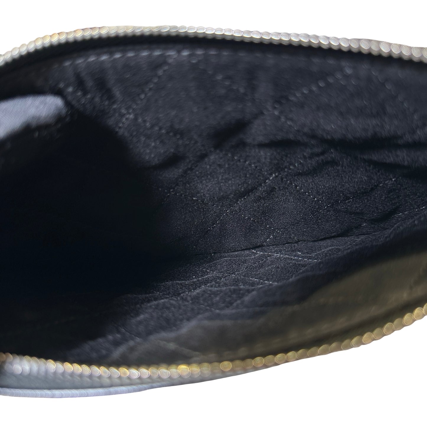 Used Chanel Shiny Calfskin 22 Hobo Bag Black PHW