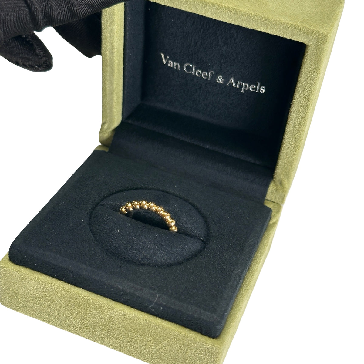 Used VAN CLEEF & ARPELS Perlee Pearls of Gold Medium Model Ring Ring Rose Gold