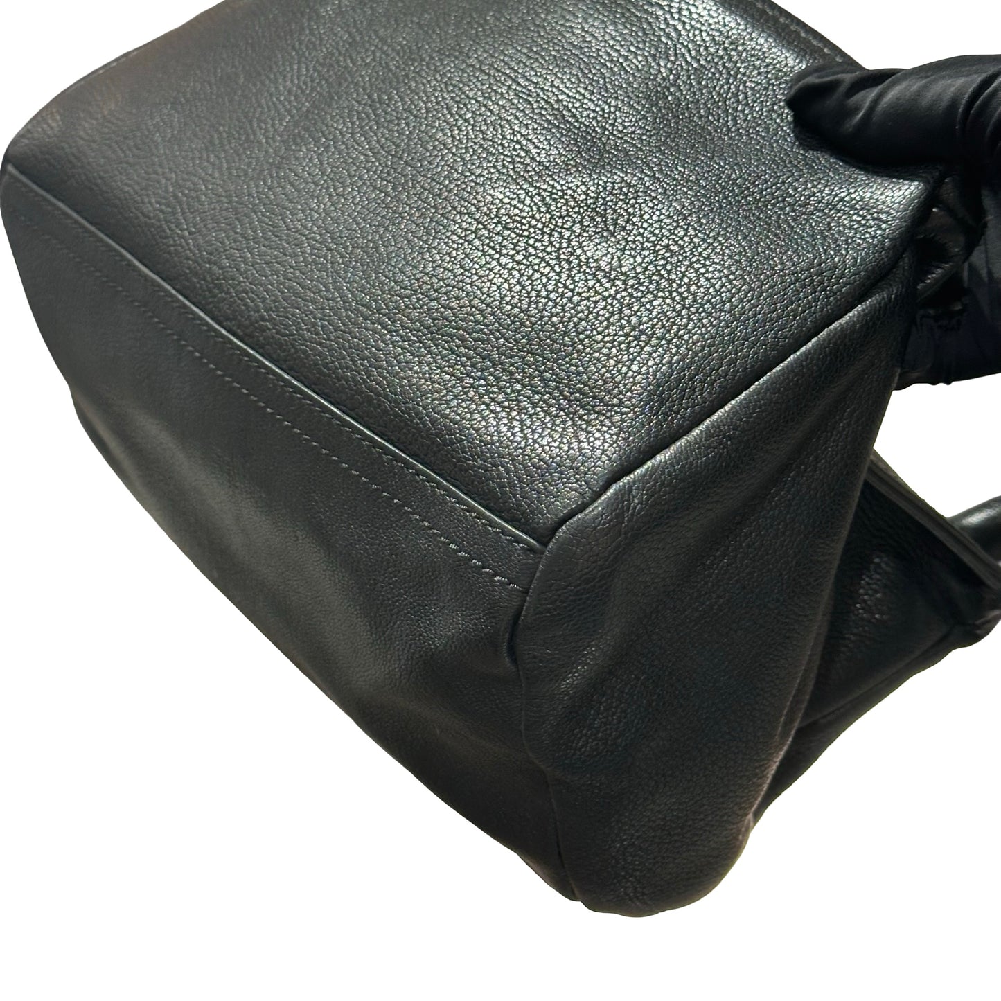 Used GIVENCHY Calfskin Leather PANDORA Two Way Shoulder Bag Black