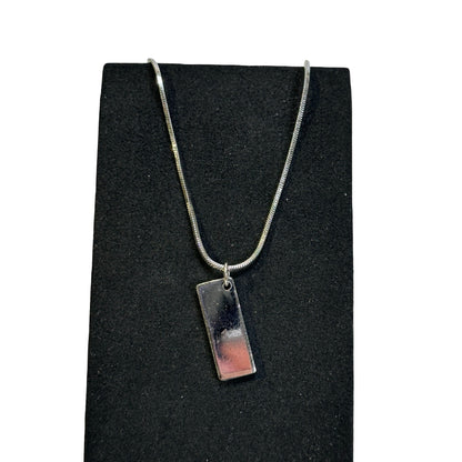Used DIOR Trotter Trotter Pendant Necklace Necklace Silver Red White