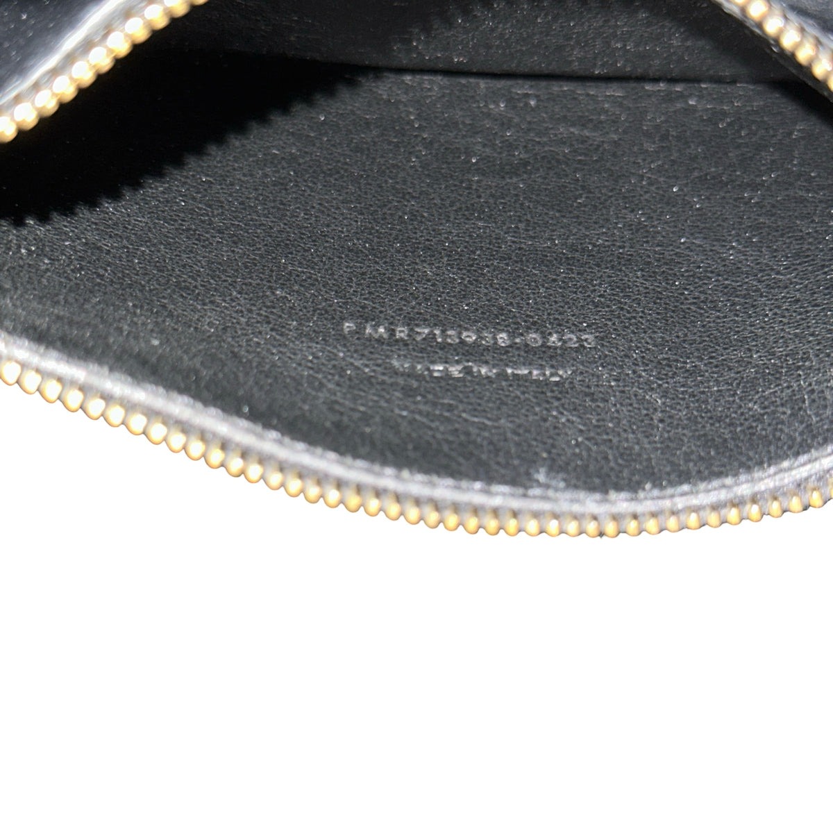 Used SAINT LAURENT Leather Le 5 à 7 Shoulder Bag Black Gold