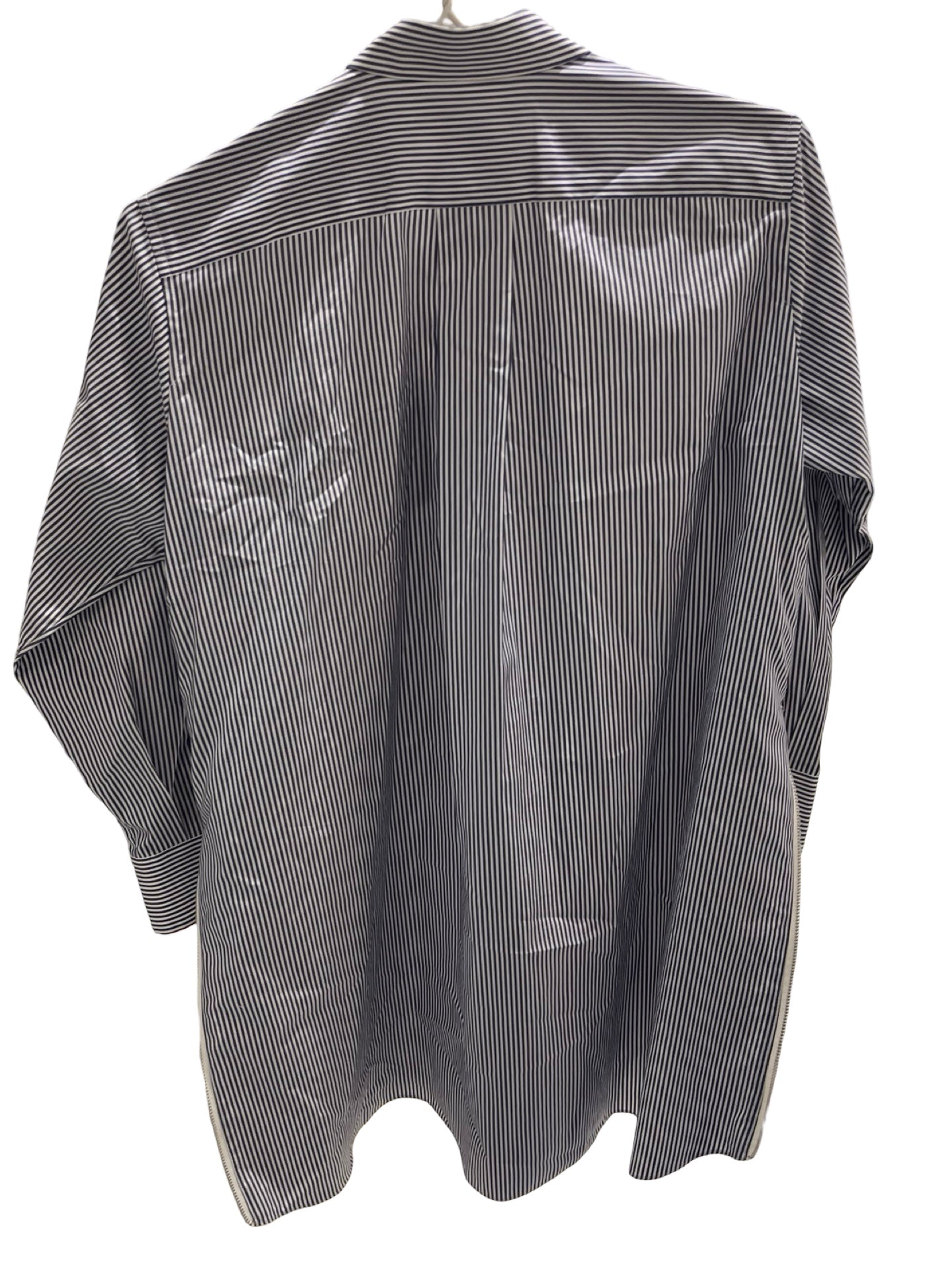 Used SACAI Striped Long Sleeve Shirt Clothes White Blue
