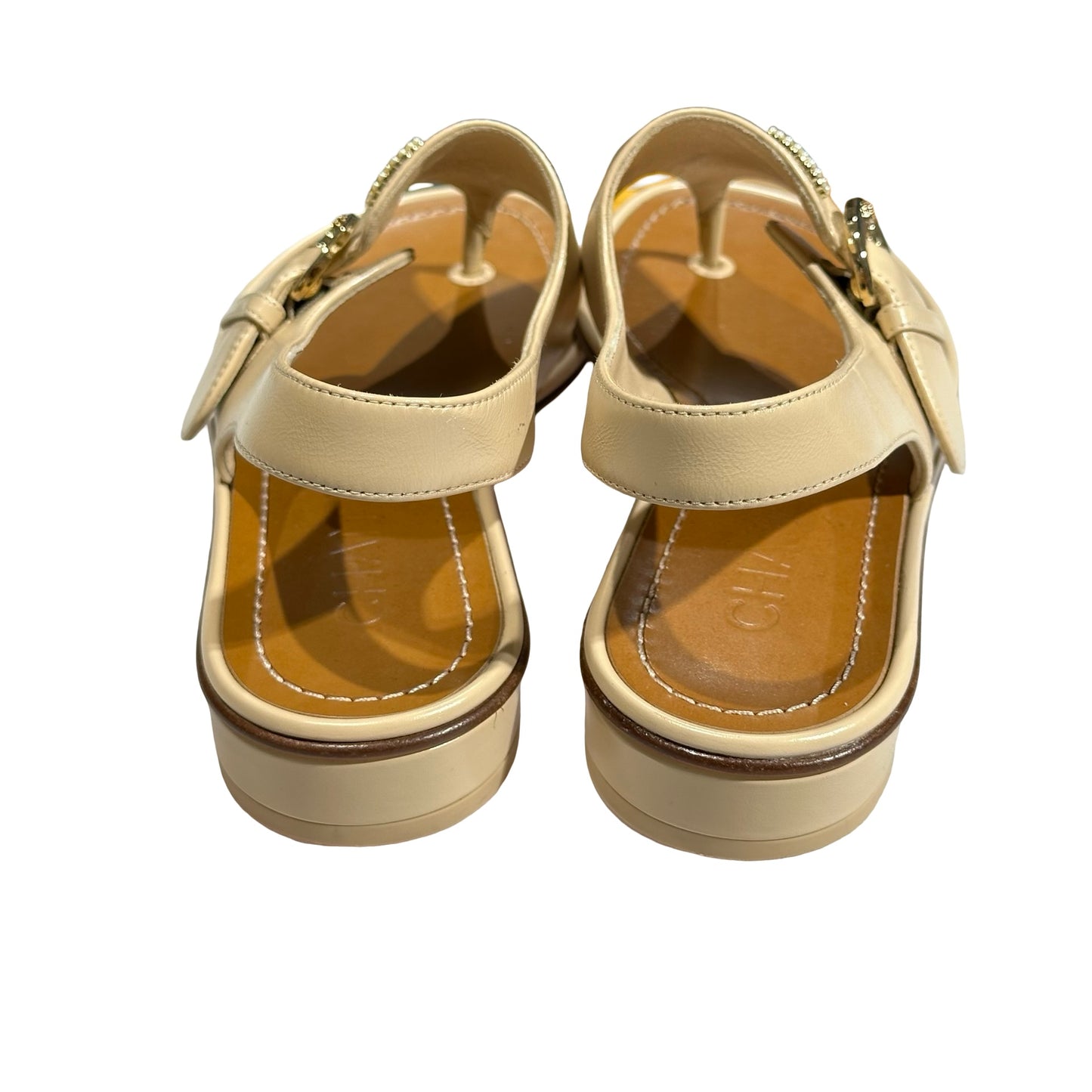 Used CHANEL Sandals Beige Sandals Beige