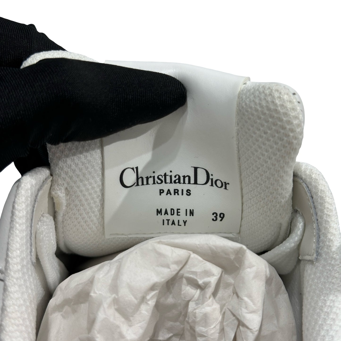 Dior Calfskin Leather Dior Vibe Sneakers White