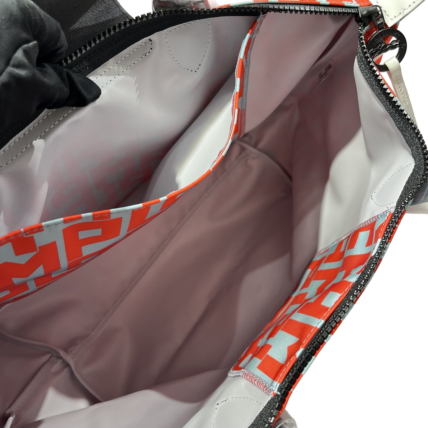 Used Long Champ Two way shoulder bag Shoulder Bag Red Black
