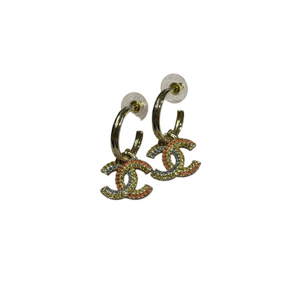 Used Chanel Earrings Multicolor