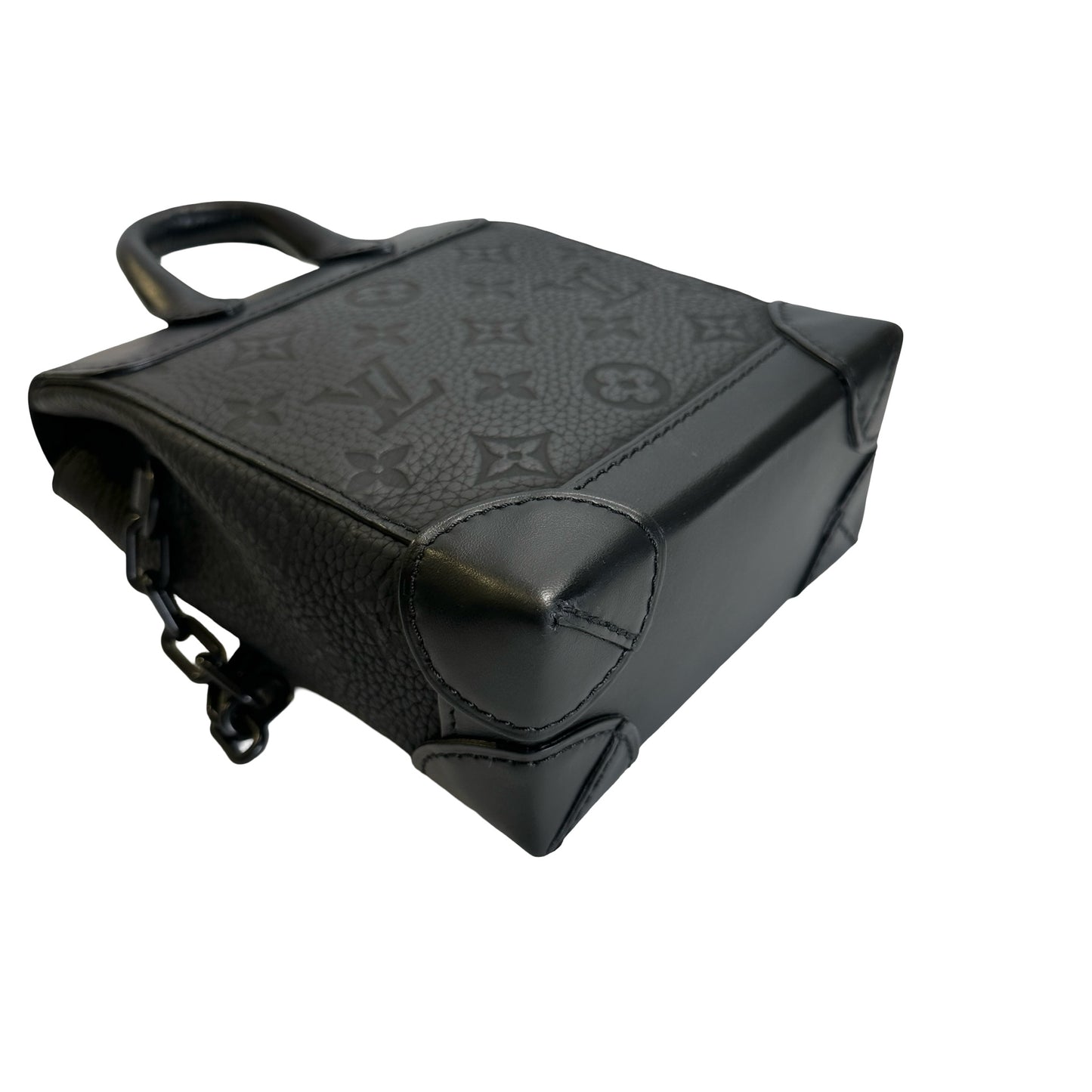 Used LOUIS VUITTON Monogram Leather Shoulder bag Backpack Black