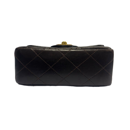 Used CHANEL Matelasse Vintage Kelly Handbag Black