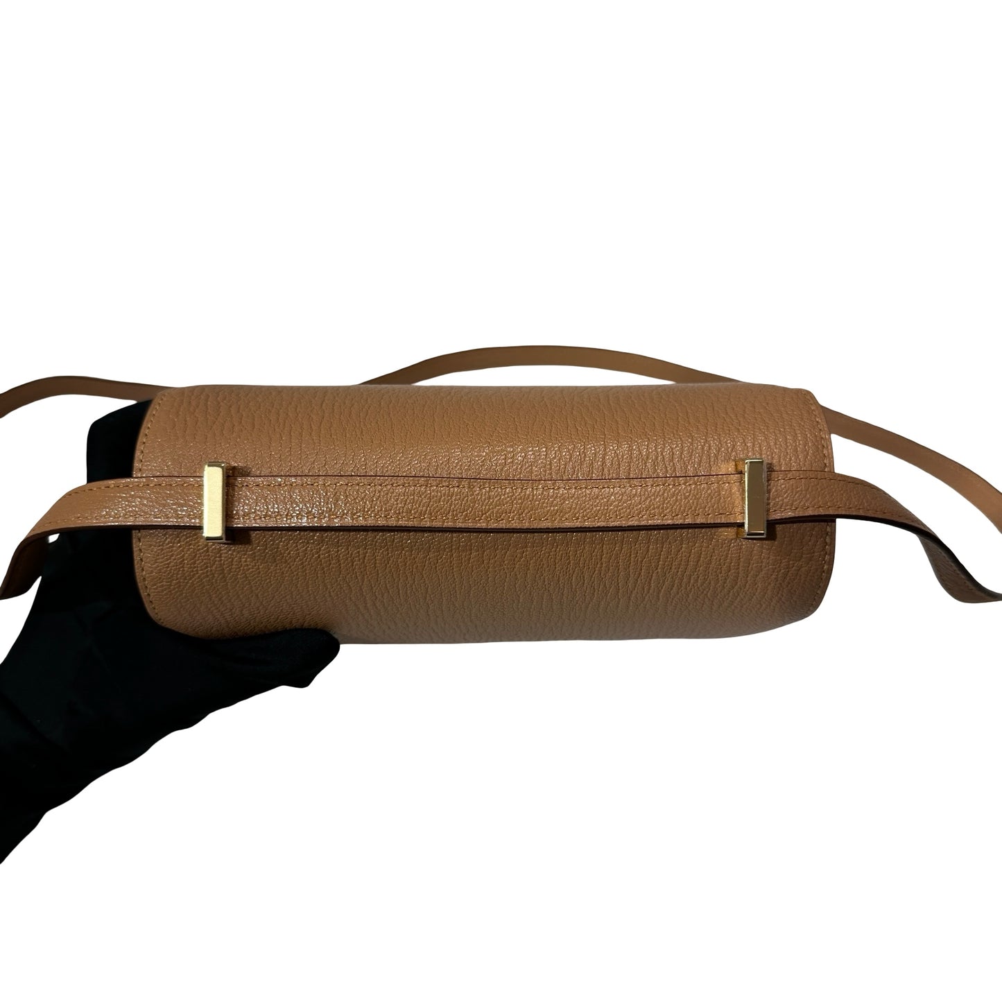 Used HERMÈS Chevre Goatskin Mini Constance Shoulder Bag GHW 2J