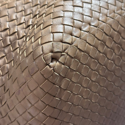 Used BOTTEGA VENETA BRICK TOTE Duffel Bag Brown