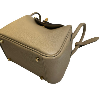 Brand New HERMES TC Mini Lindy Handbag Beige Maria GHW