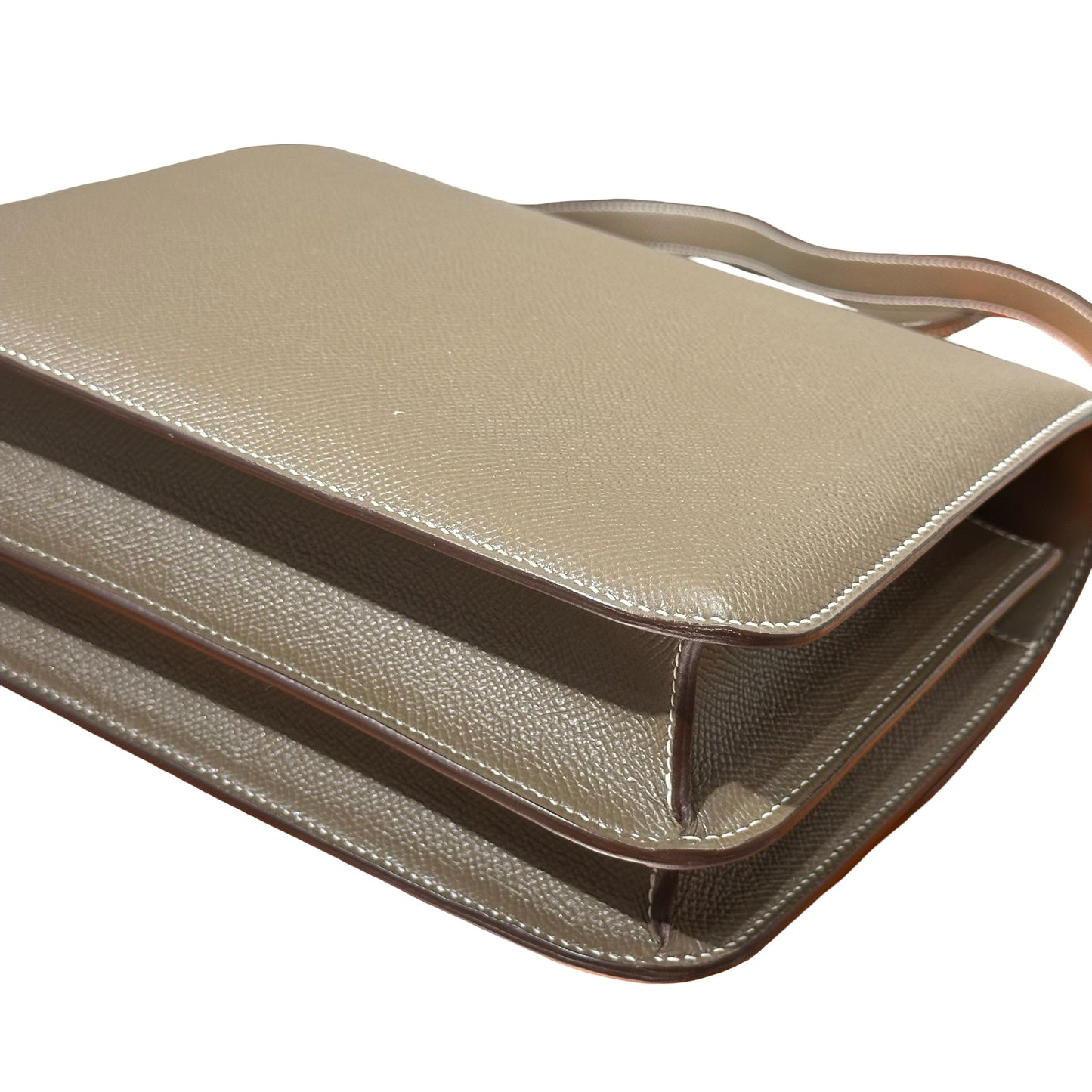 Used HERMÈS Constance 24 Shoulder Bag Etoupe (18) GHW