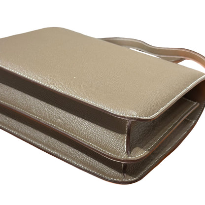 Used HERMÈS Constance 24 Shoulder Bag Etoupe (18) GHW