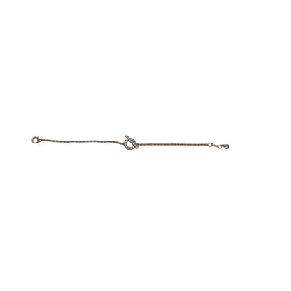 Used Hermès Finesse Bracelet With Diamonds Gold