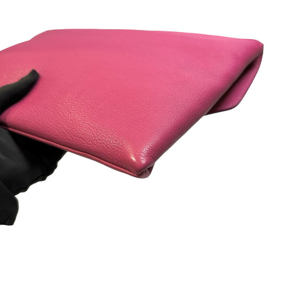 Used GIVENCHY Leather Antigona Envelope Pouch Pink