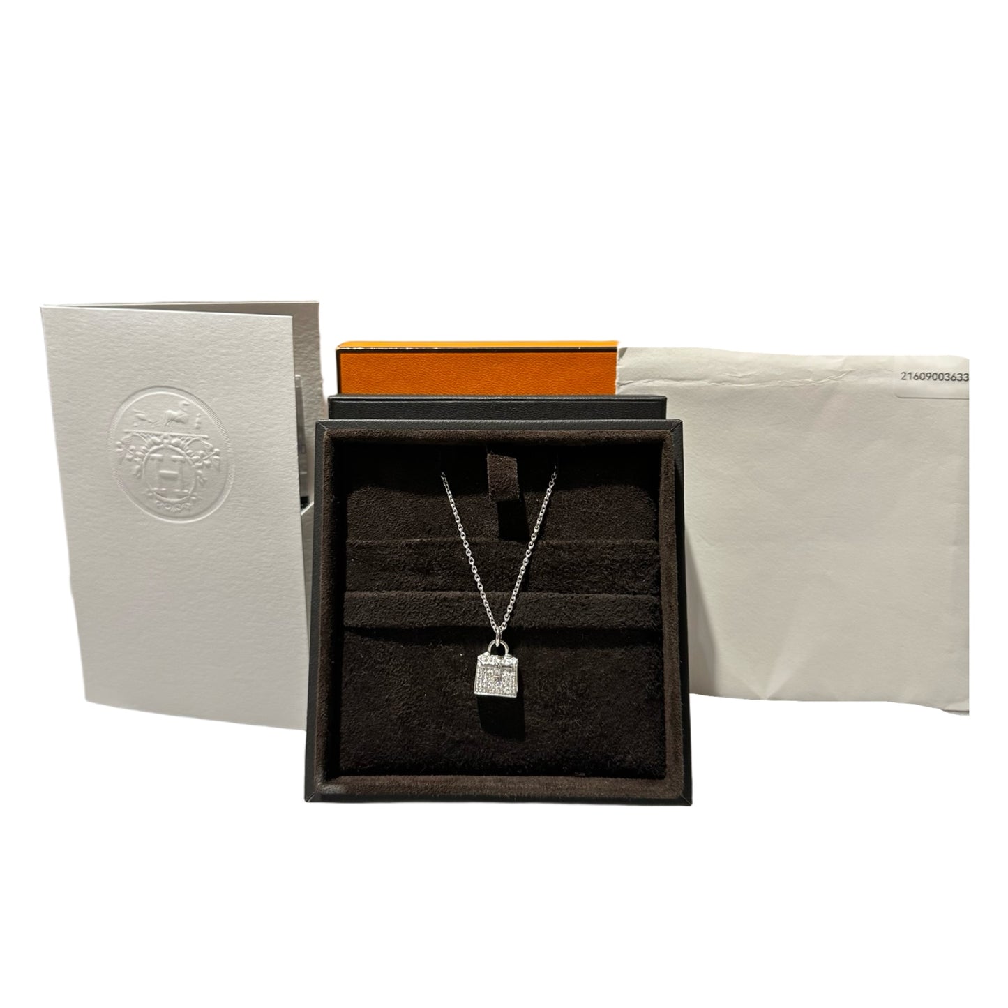 Used HERMÈS KELLY PENDANT NECKLACE Necklace PHW