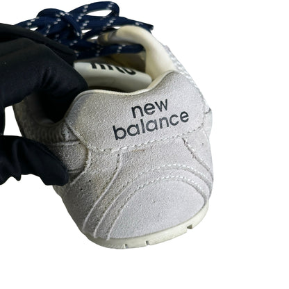 Used MIU MIU Suede Mesh New Balance 530 Sneakers White Grey