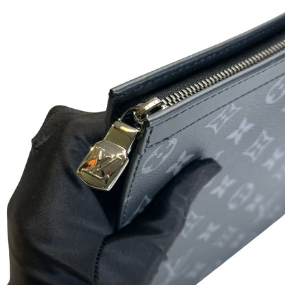 Used LOUIS VUITTON Monogram Eclipse Monogram Eclipse Watch Box Box Black Grey