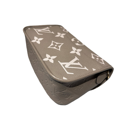 Used LOUIS VUITTON Diane Shoulder Bag Beige Grey GHW