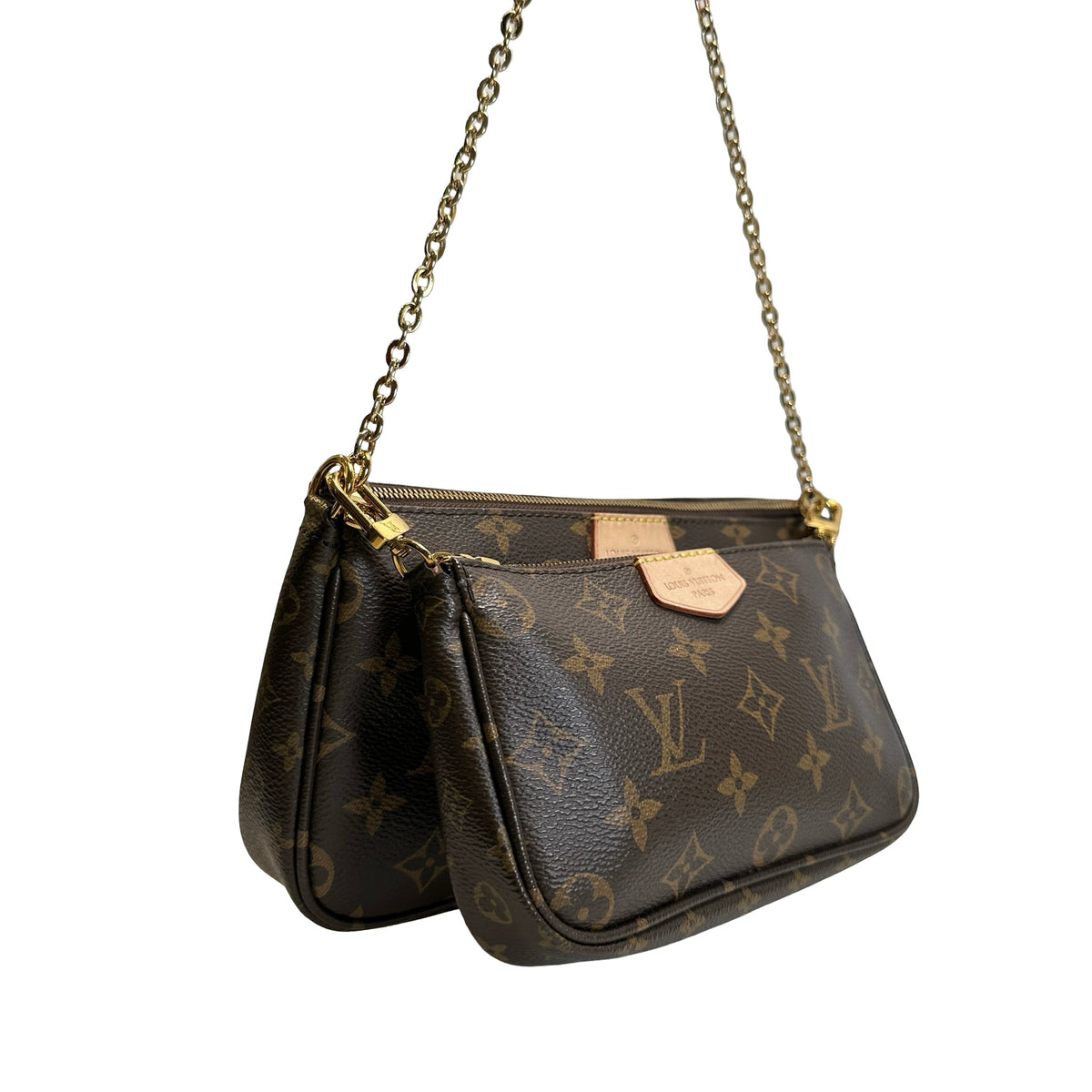 Used LOUIS VUITTON Monogram Multi Pochette Accessories Cross body bag Brown