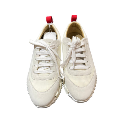 Used HERMÈS Bouncing Sneakers Shoes White Red Shoes White Red