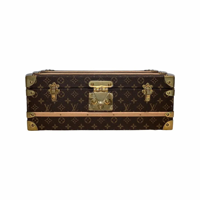 Monogram Coated Canvas MALLE FLEURS MNG Trunk & Box [100184]