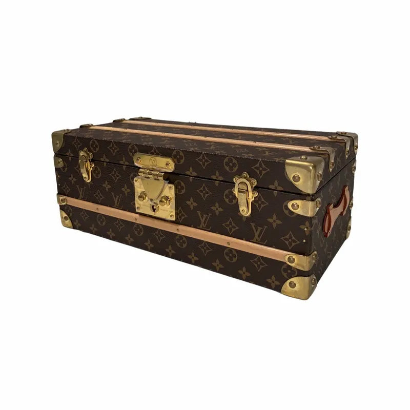 Monogram Coated Canvas MALLE FLEURS MNG Trunk & Box [100184]