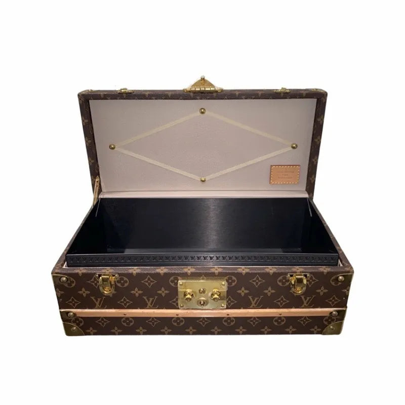 Monogram Coated Canvas MALLE FLEURS MNG Trunk & Box [100184]